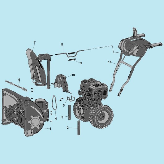 Желоб и кожух ремней Champion ST662E